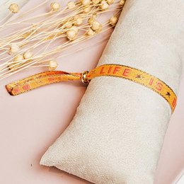 Lint armbandje Life is beautiful