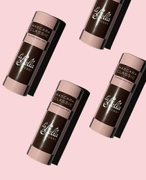 Classic mascara in brown and black shades for eyes.