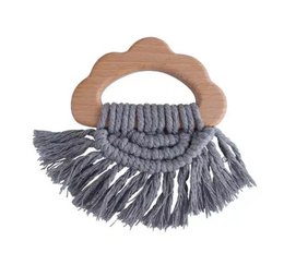 Zacht & Hard | BOHO Hout & Katoen Bijtring | PEBBLE