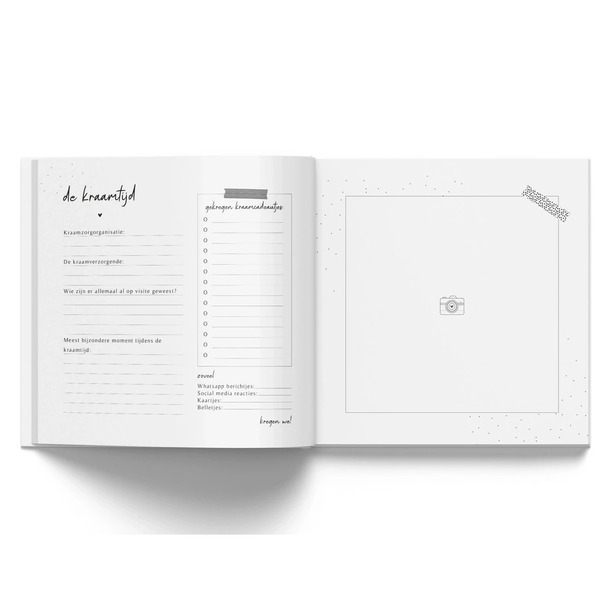 Fyllbooks Babybuch „Mein erstes Jahr“ – Leinen Taupe