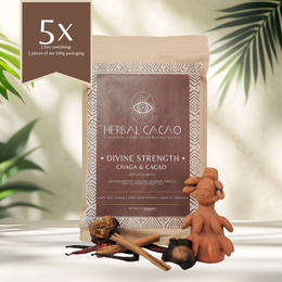 Chaga & Ceremonial Cacao | Divine Strength | 500gram (5 pieces)
