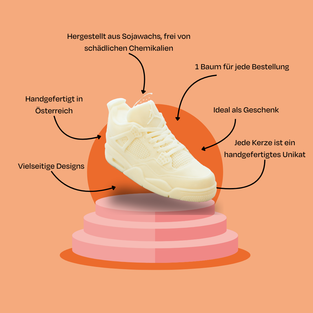 AJ4 Sneaker Kerze