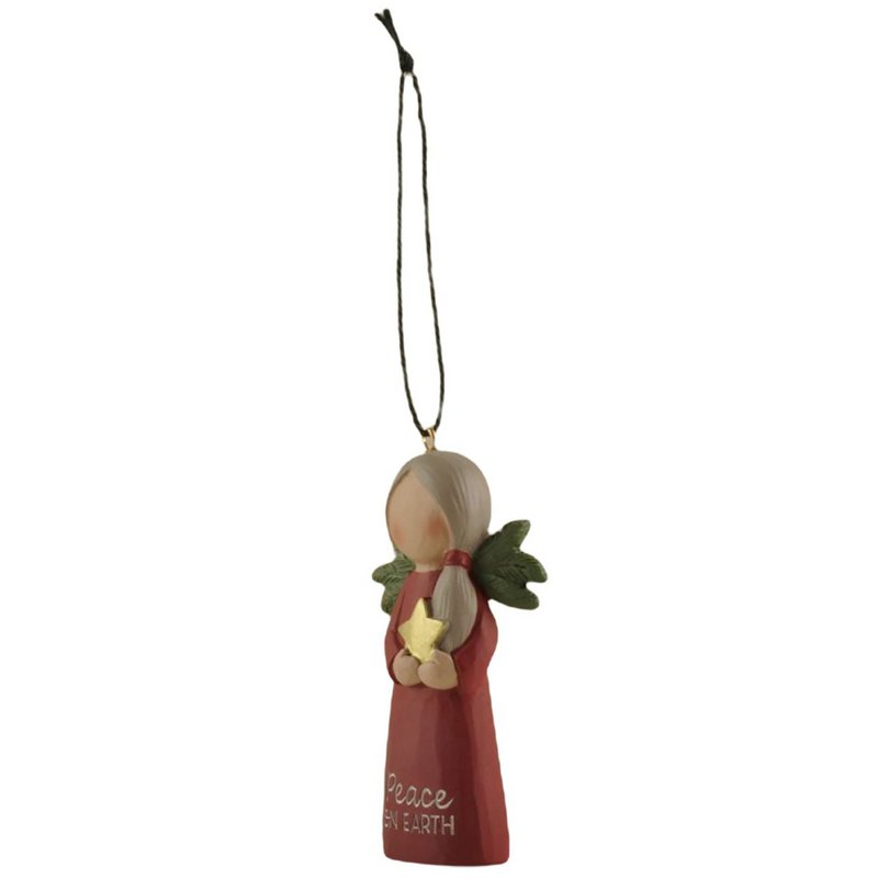 Resin angel Peace on earth 8,5 cm Isabelle Rose