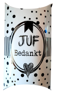Juf bedankt Gondeldoosje