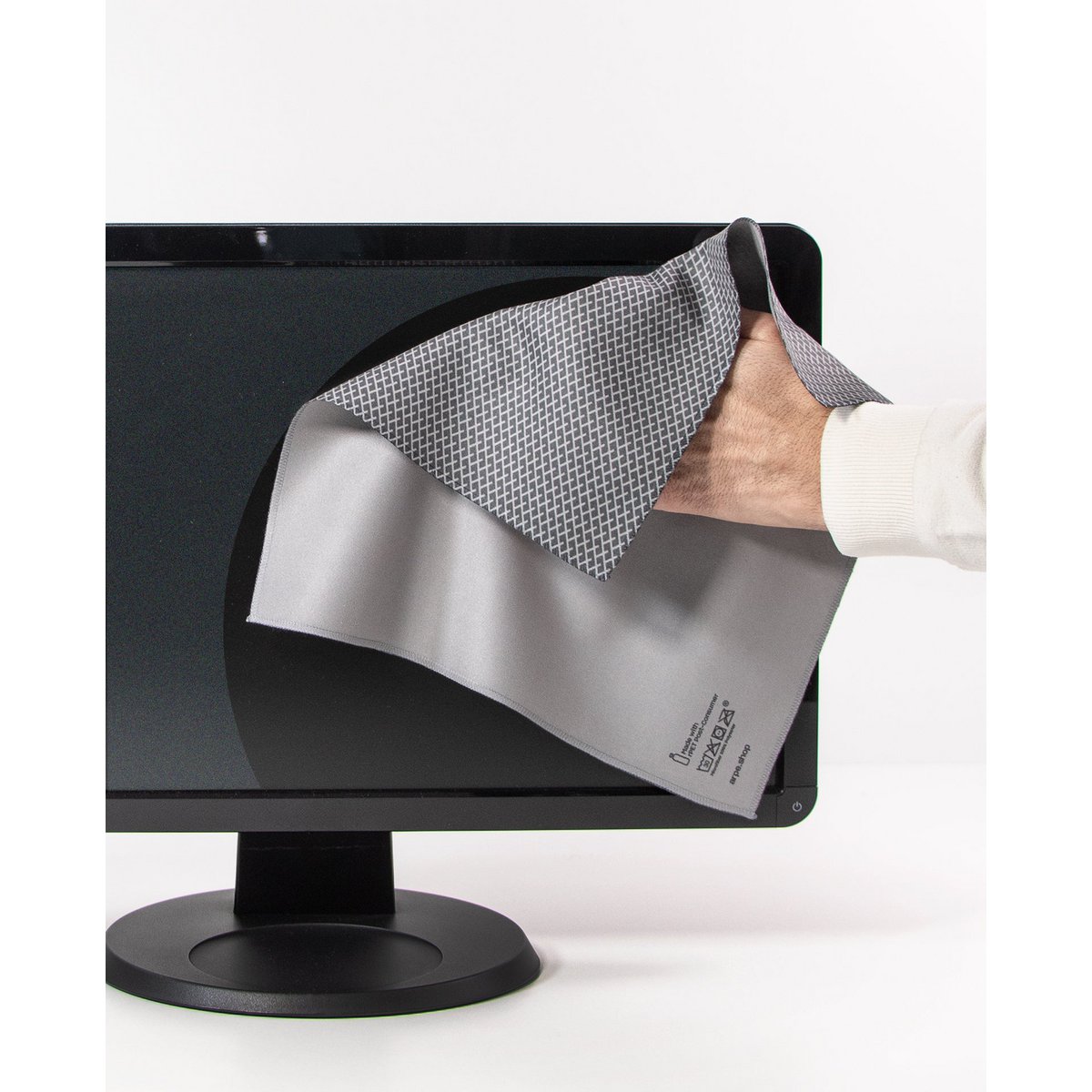 Large Cleaning Cloth Basic Gray