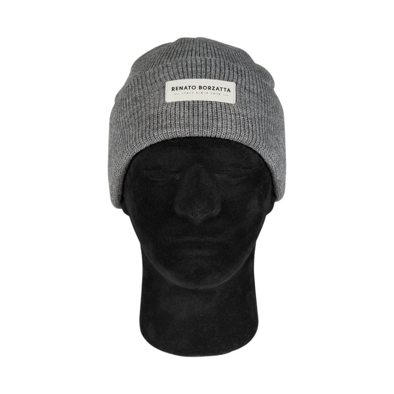 RB5001F | Monviso double -layer jersey beeh Mixed wool Made in Italy. Color Griglio Melange - Single size