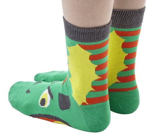 Calzino per bambini fantoccio calzino drago