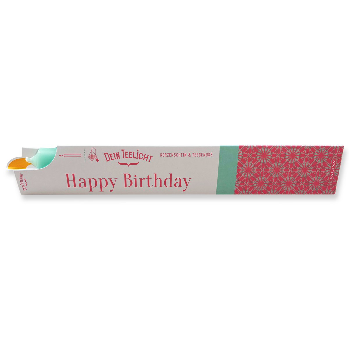 DEIN TEELICHT / Kerzenschein & Teegenuß / Happy Birthday / VE 12