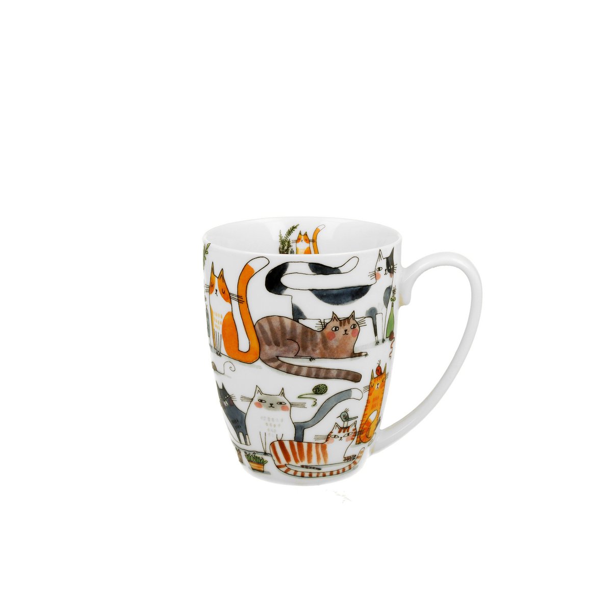 DUO CATS Mug, 350ml, LAZY CATS, Paper Sleeve gift packaging