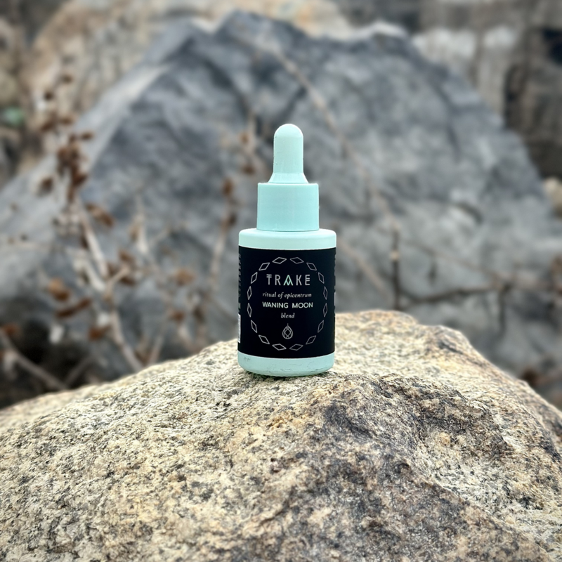 Waning Moon Ritual Oil – Pink Pepper, Tea Tree, Frankincense & Grapefruit – Emotional Release, Clean Beauty, Vegan - 30 ml 