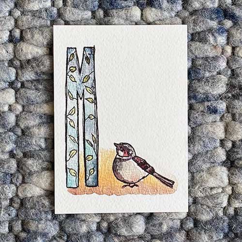 Tarjetas ABC de animales (tamaño A6)