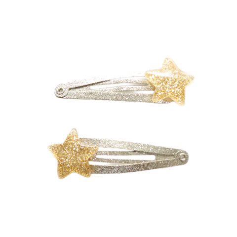Haarclips - Gouden Sterren