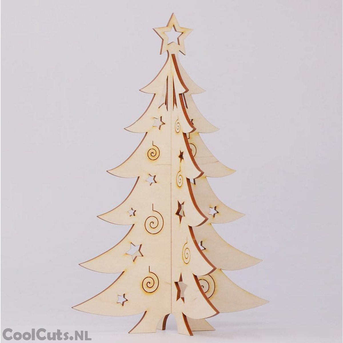 Sapin de Noël en bois 33cm
