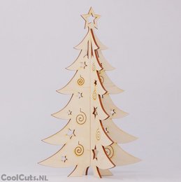 Sapin de Noël en bois 33cm