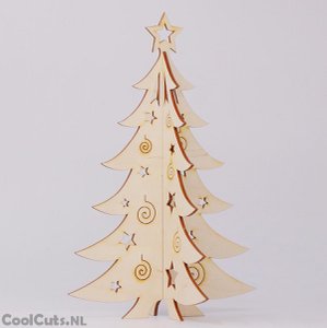 Wooden Christmas tree 33cm