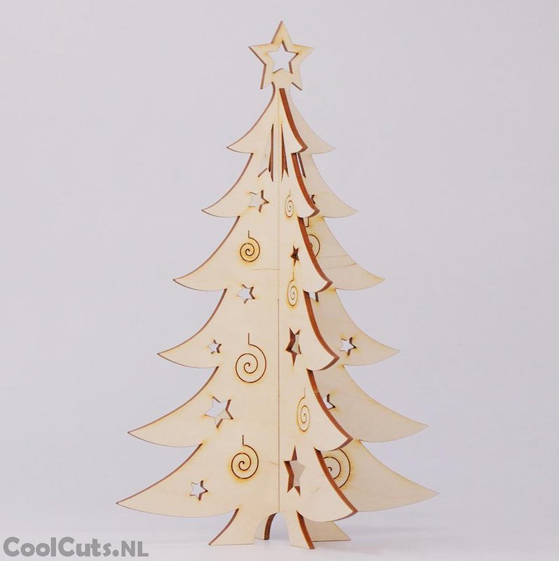 Sapin de Noël en bois 33cm