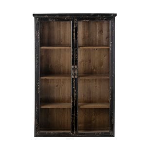 Hazem Cabinet, Black, Firwood