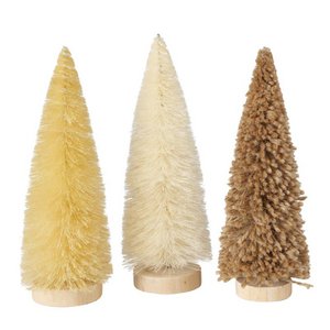 Christmas tree Tarvo textile H22cm natural