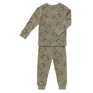 2-teiliger Pyjama Deer Olive