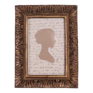 Fotolijst 10x15 cm - bruin - hars