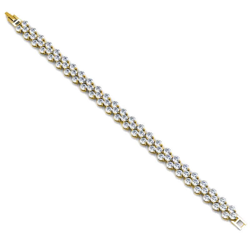 Bracciale Princess - Oro e cristalli