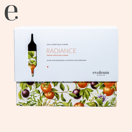 Radiance, nutricosmétique de pointe éclat de la peau, 21 ampoules