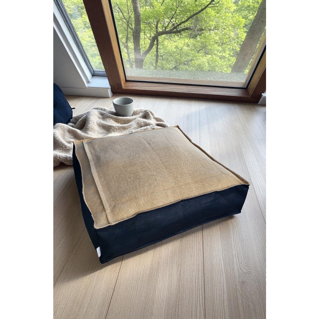 Blu maestoso | Collezione di sughero | Pouf e seduta a terra