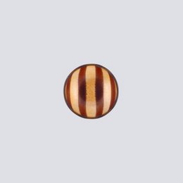 Artisano Bowl XS 9x4 Amber & Brown Stripes