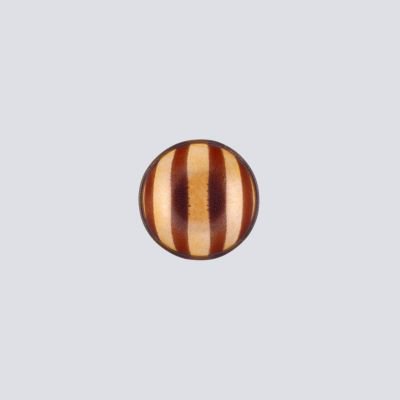 Artisano Bowl XS 9x4 Amber & Brown Stripes