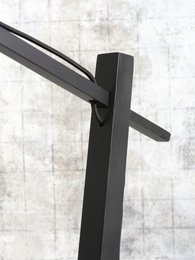 Vloerlamp Andes zw. 4723 l.linnen