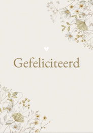 Postkort blomster tillykke