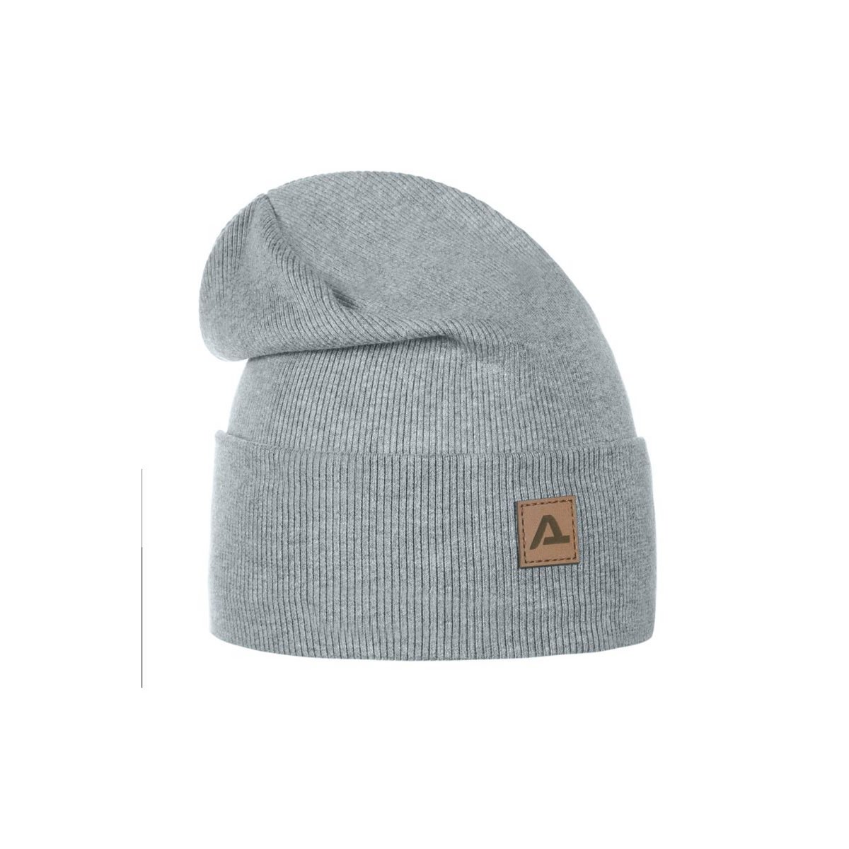 RIB spring hat - cotton - GRAY