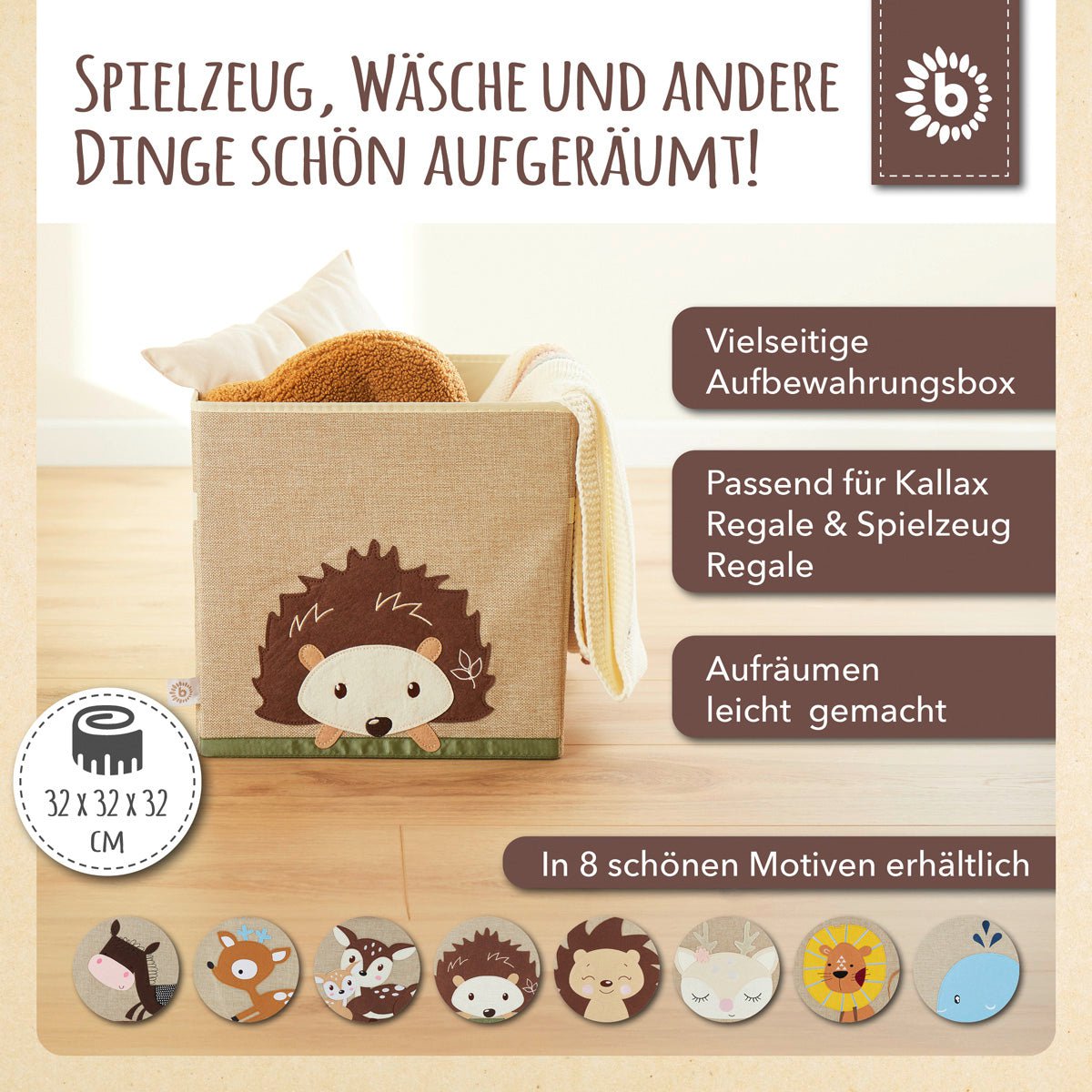 Storage box hedgehog