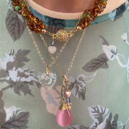 Collier perlé tonique écaille de tortue avec fermoir plaqué or magnétique, bijoux de déclaration