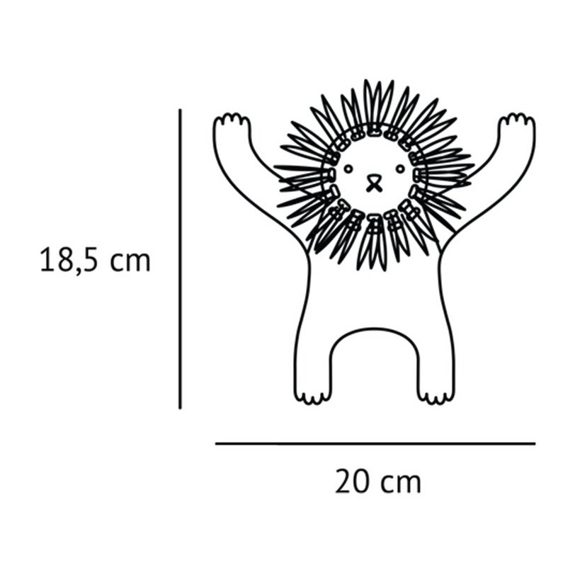 Lion wall hanger
