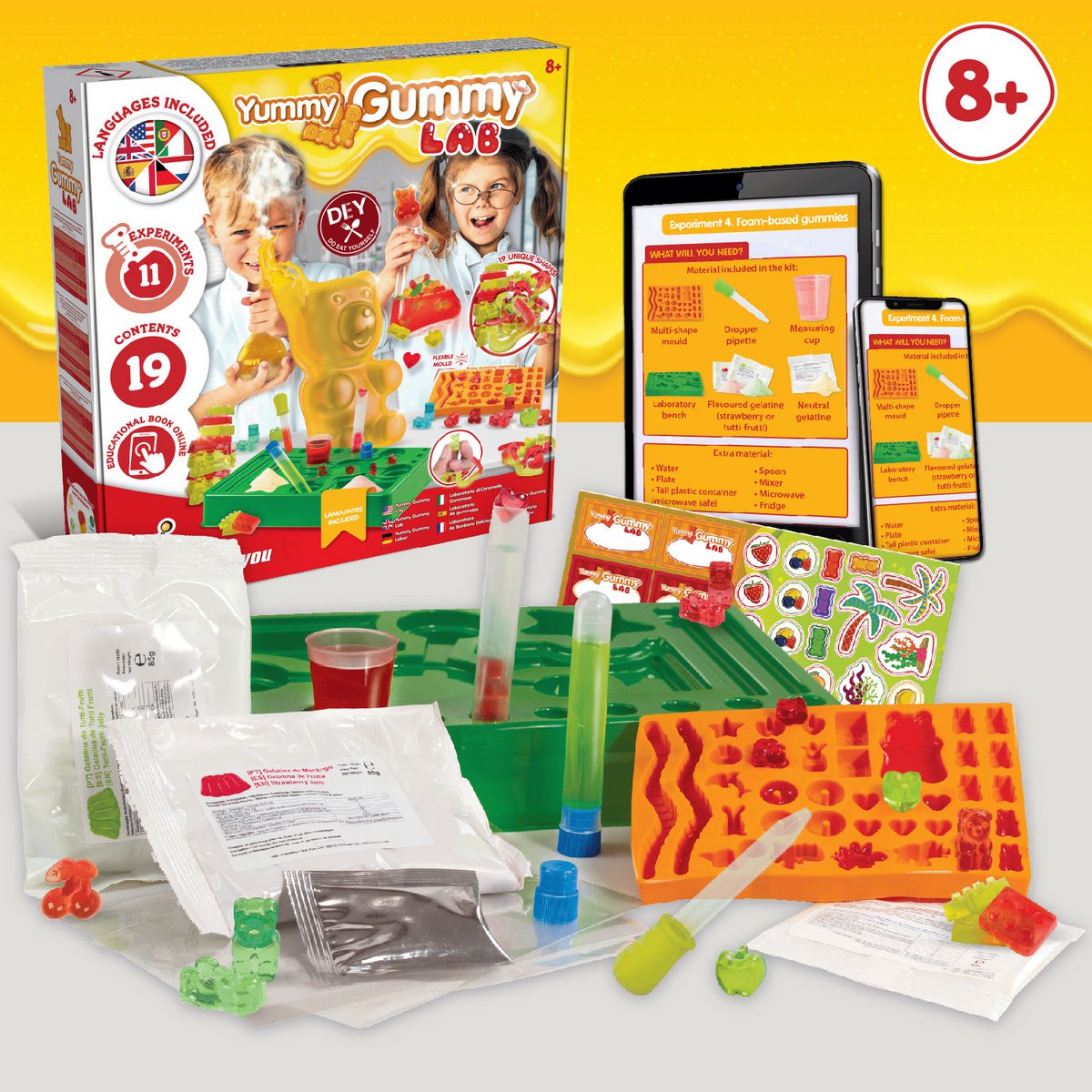 Gummy Sweets Lab - Educatief speelgoed voor kinderen (7 talen)