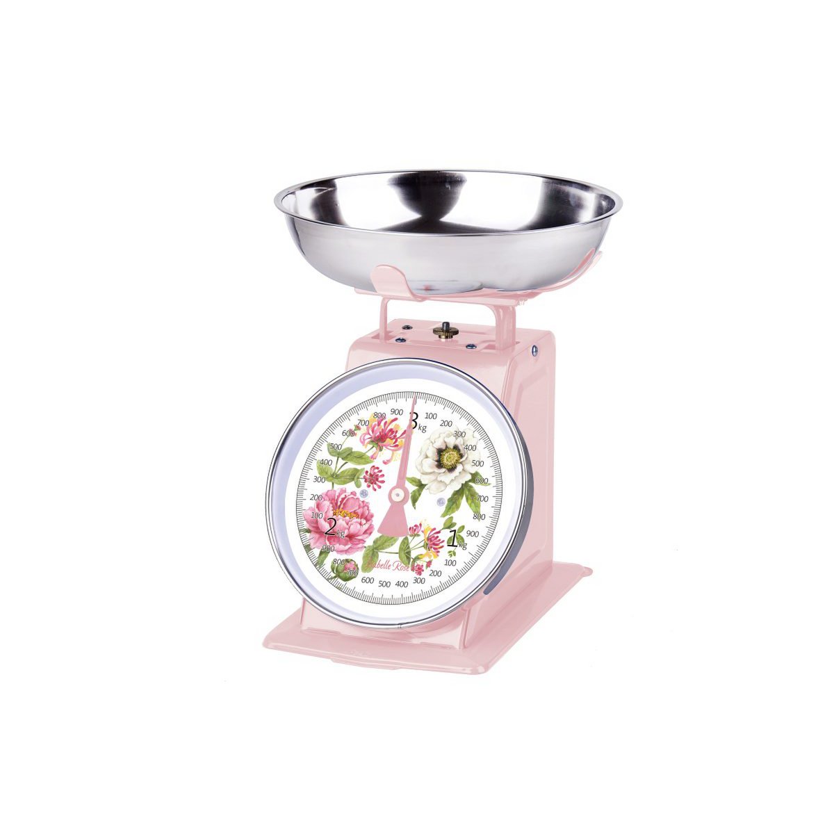 Balance de cuisine rétro Pivoine rose 3 kg Isabelle Rose