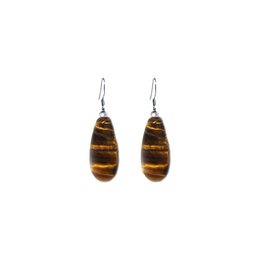 Boucles d'oreilles en argent sterling Tiger Eye, Tiger Eye Teardrops, Tiger Eye Drop Boucles d'oreilles, Boucles d'oreilles en pierres précieuses | par nlanlaVictory
