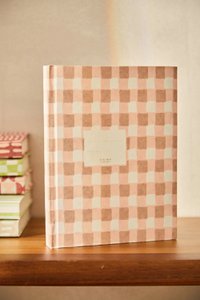 Roser Senffarbenes handgefertigtes Notizbuch