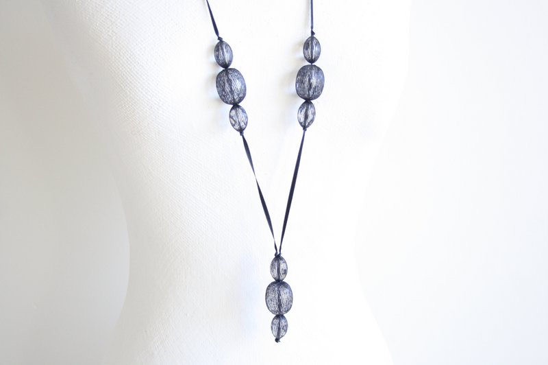 Halsketting Medium - blauw