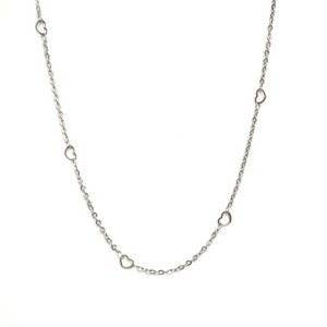 Silver necklace little heart
