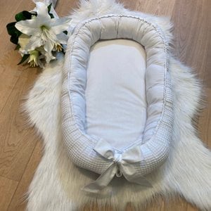Baby nest Warm waffle white
