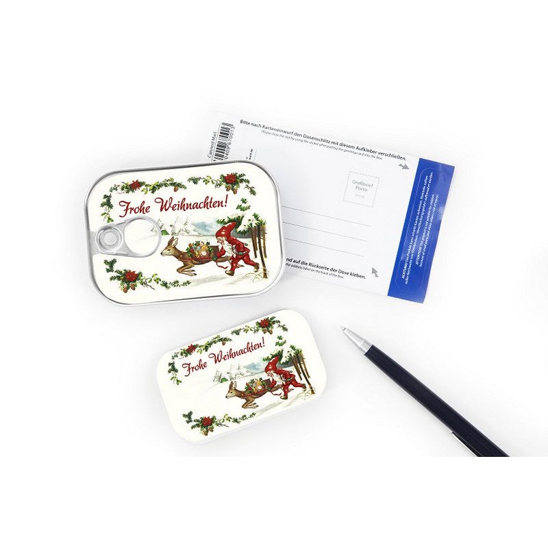 "Merry Christmas" ingeblikte post