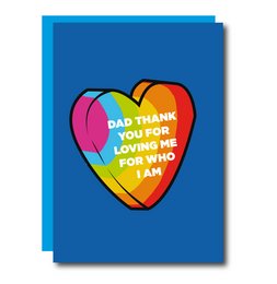 Dad LGBTQ Card