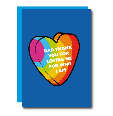 Dad LGBTQ Card
