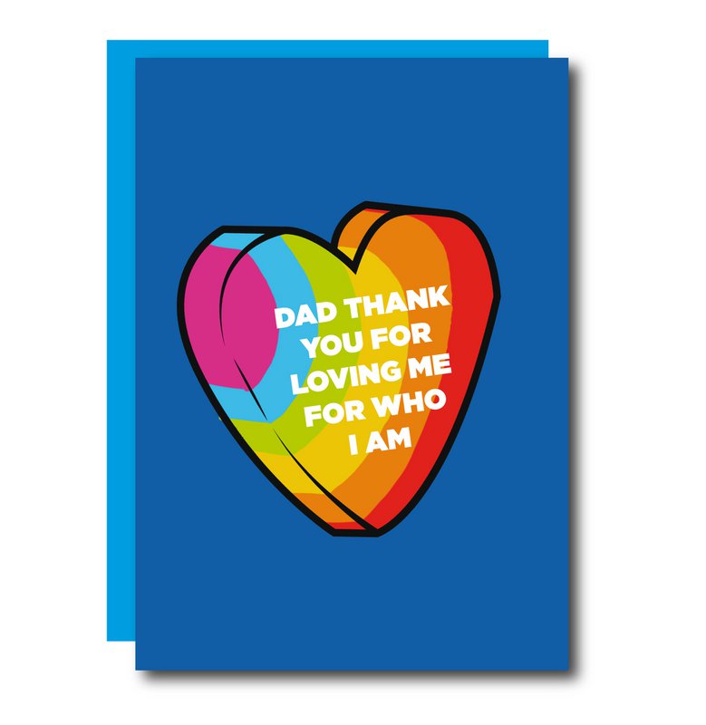 Dad LGBTQ Card