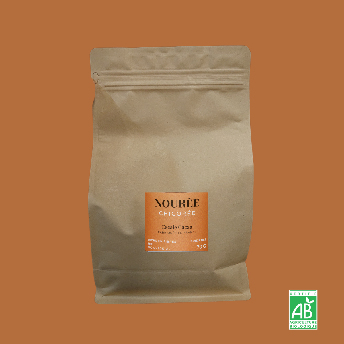 Schokoladen-Chicorée im 500-g-Beutel - Escale Cacao 🍫