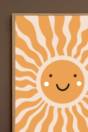 Plakat børneværelse - Sun Sonne