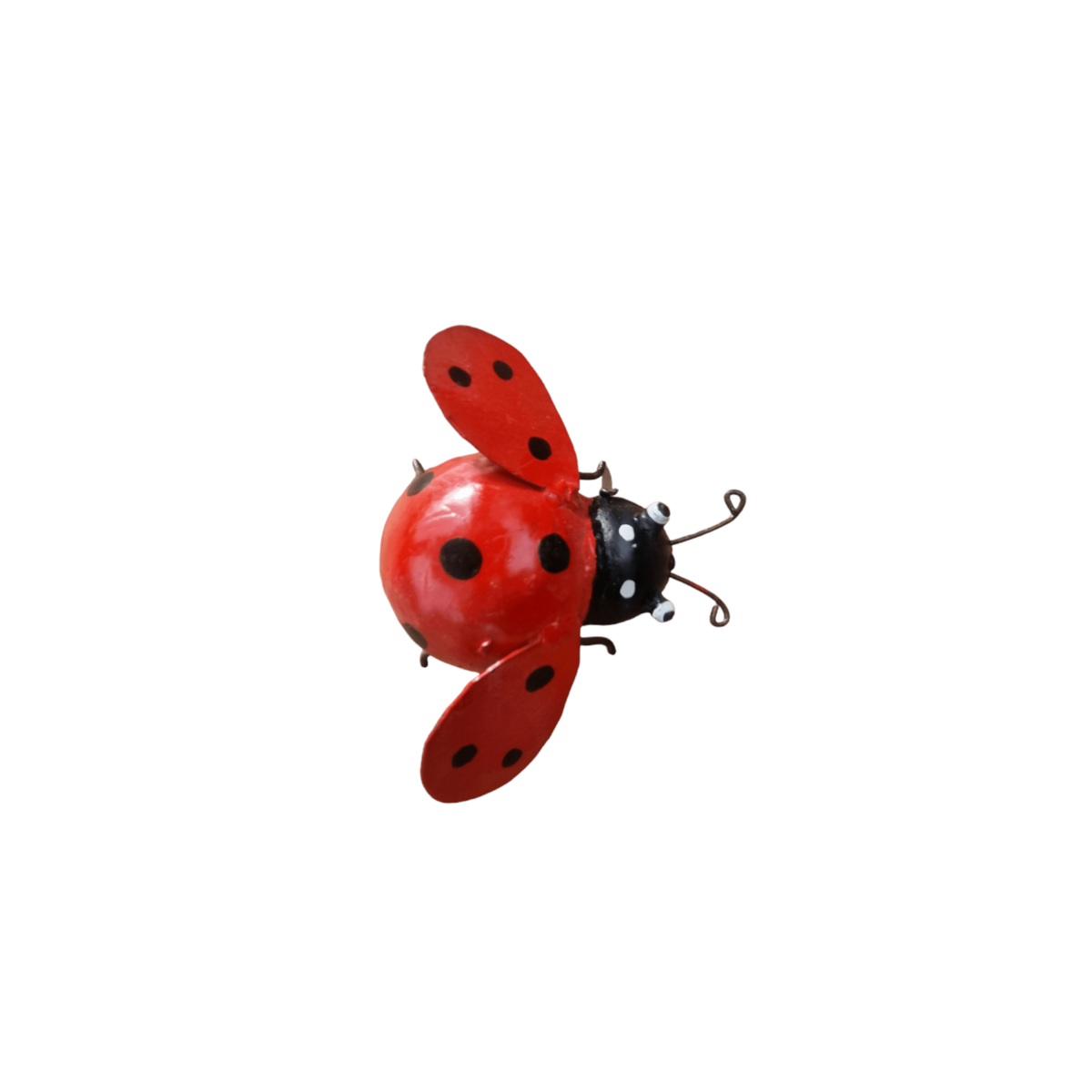 Zimba-Arts METAL RED SMALL LADY BIRD