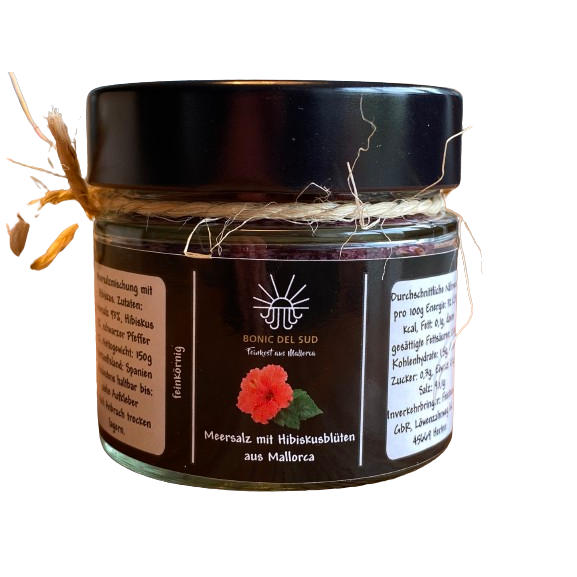 Zeezout met hibiscus uit Mallorca
